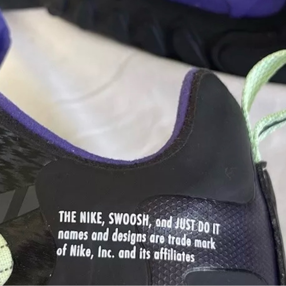 Nike Air Max 270 React Future Swoosh Mens Size 11 Black, Green & Purple NEW - Picture 14 of 16